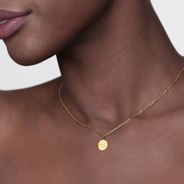 Shop Good Luck Necklace- 18k Gold Plated Palmonas-1