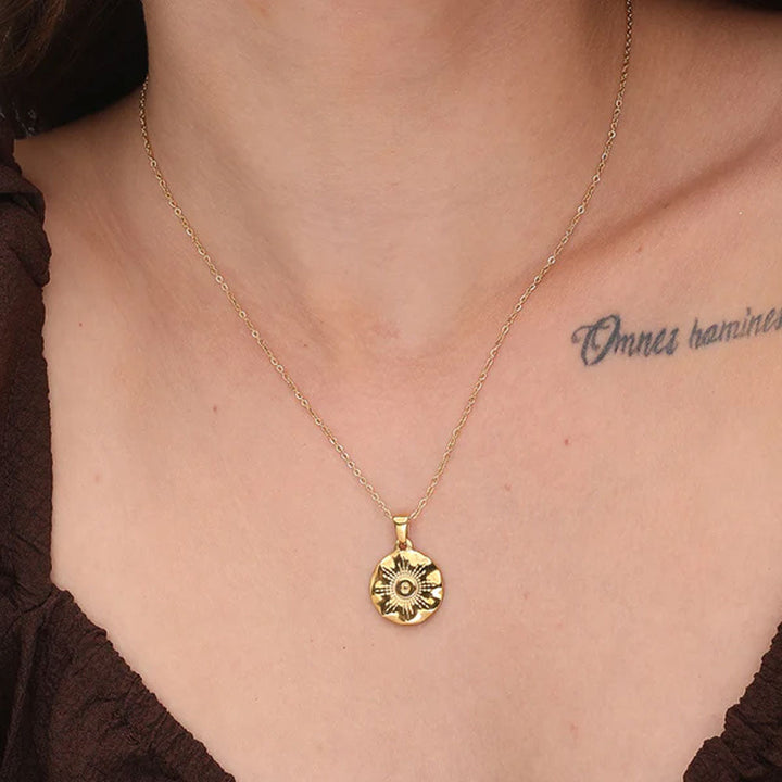 Shop Sun Shine Necklace- 18k Gold Plated Palmonas-1