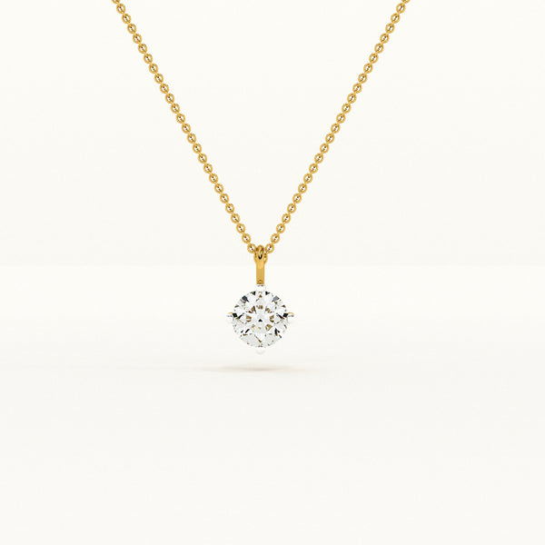 Pure Elegance 0.47 Carat Lab Grown Diamond ~ 14k Gold Pendant without Chain