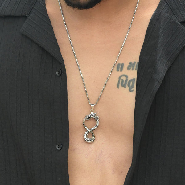 Infinity Dragon Necklace from Palmonas