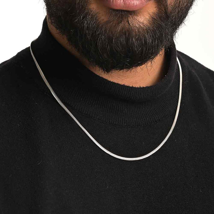 Shop Snake Chain | Rhodium Plated | 4 MM Palmonas-2