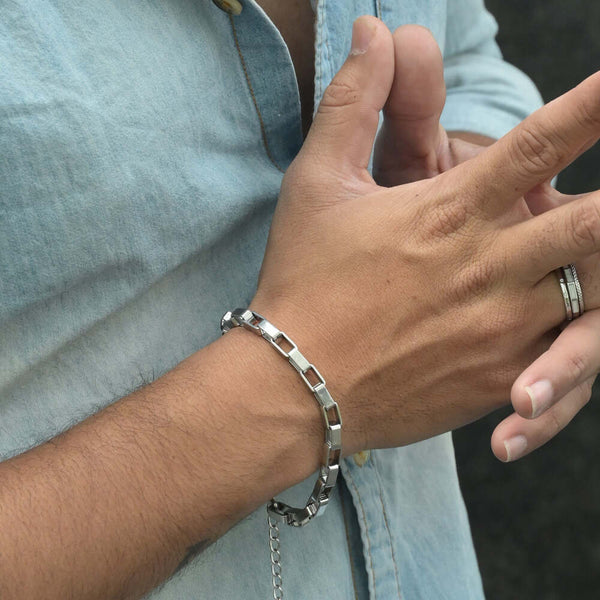 Stealthy Silver Bracelet from Palmonas