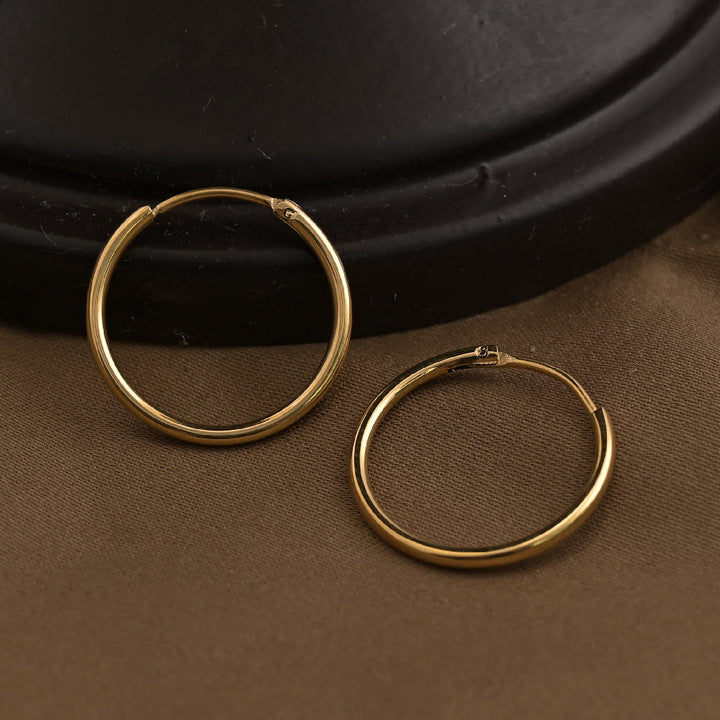 Shop Feather-light Hoop Earrings Palmonas-3