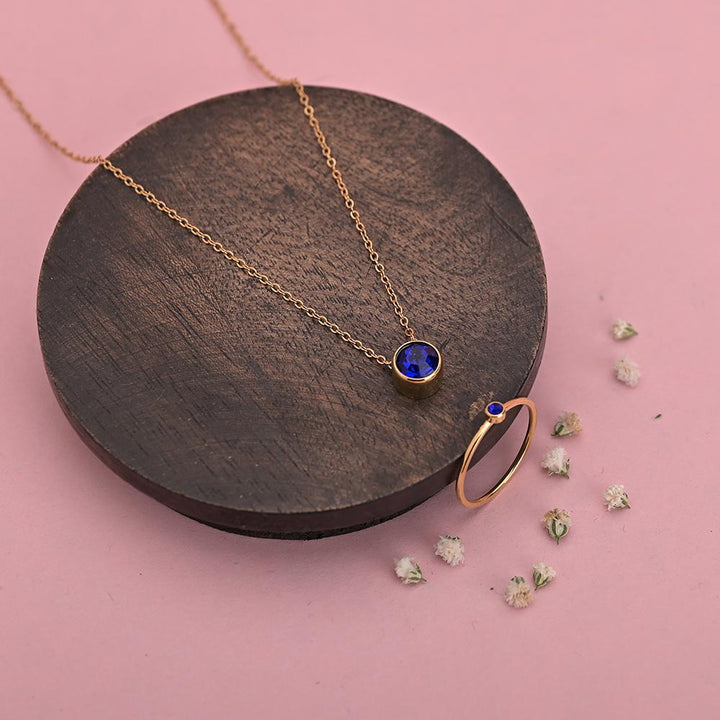 Shop Birthstone Set |18K Rose Gold Plated Palmonas-9