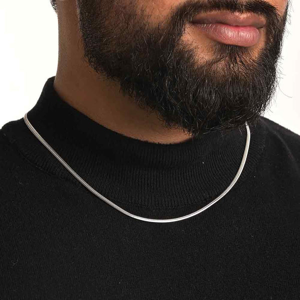 Shop Snake Chain | Rhodium Plated | 4 MM Palmonas-1