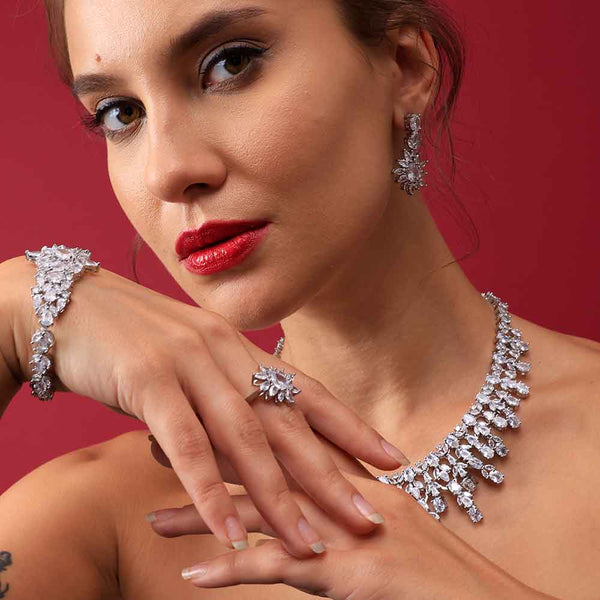 Shop Cascading Diamond Set Palmonas-1
