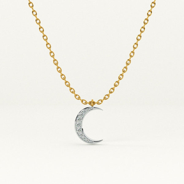 Moonlit 0.09 Carat Lab Grown Diamond Necklace