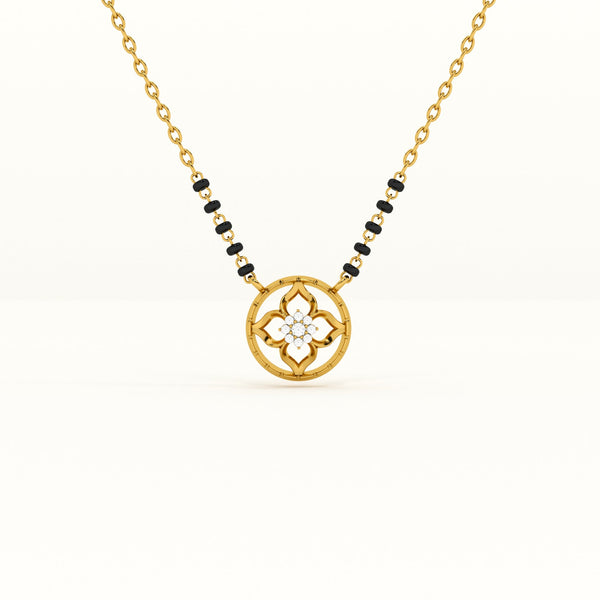 Eternal Lotus 925 Sterling Silver Mangalsutra