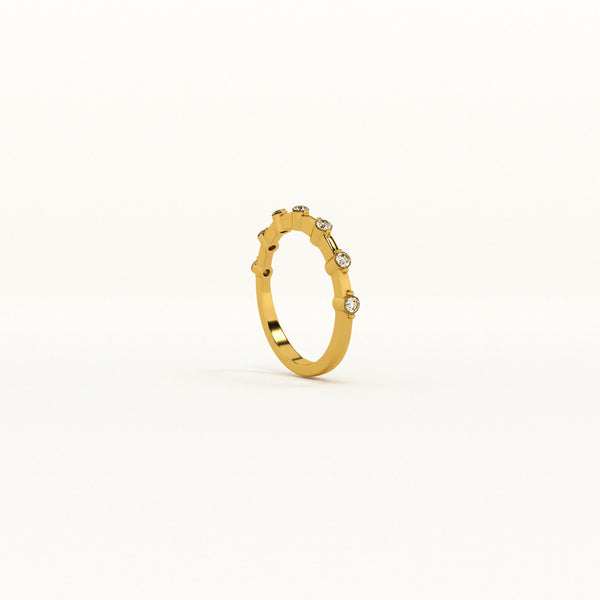 Distant Sparkle 0.24 carat Lab Grown Diamond + Gold Vermeil Ring