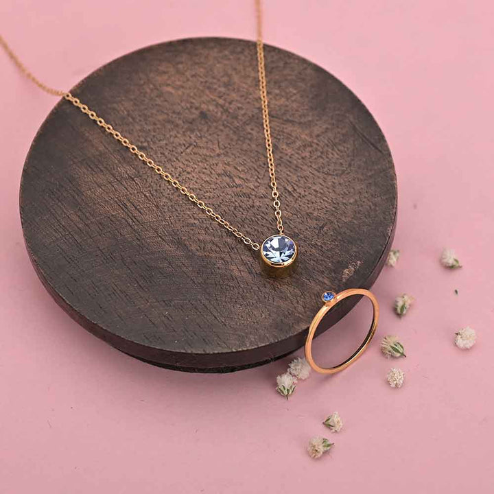 Shop Birthstone Set |18K Rose Gold Plated Palmonas-3