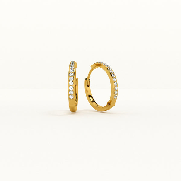 Timeless 0.35 Carat Lab Grown Diamond Hoop Earrings