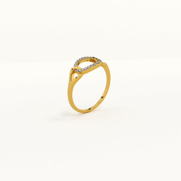 Bonded Beauty 0.1 Carat Lab Grown Diamond Ring