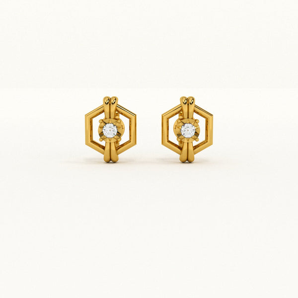 Sleek & Chic 0.06 Carat Lab-Grown Diamond Studs
