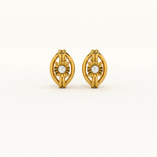 Ornate Glow 0.06 Carat Lab-Grown Diamond Studs