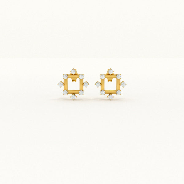 Elegant Edges 0.17 Carat Lab-Grown Diamond Studs