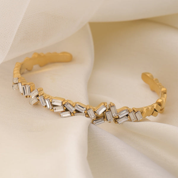 Shop Celestial Cascade Gold Zig Zag Bracelet Palmonas-1