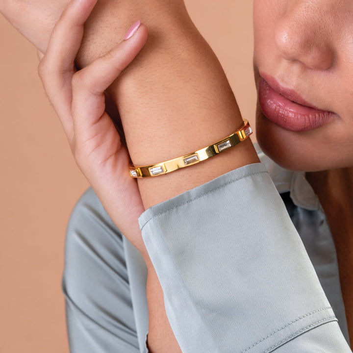 Shop Enchanting Stone Bangle Bracelet Palmonas-1