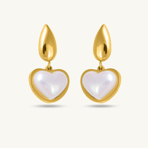 Vintage Heart Earrings