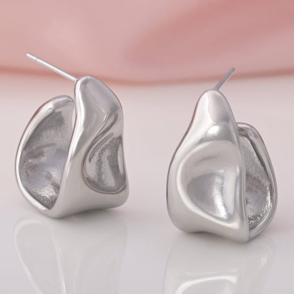 Shop Fret Hoop Earrings Palmonas-1