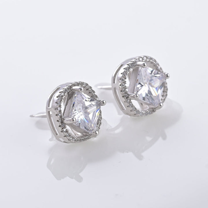 Shop Mystical Aura Stud Earrings- 925 Silver Palmonas-1