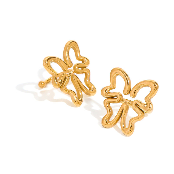 Golden Butterfly Cuff Earring