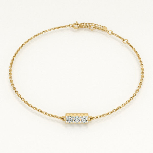 Ivory Ray 9KT 0.07 Carat Lab-Grown Diamond Bracelet-1