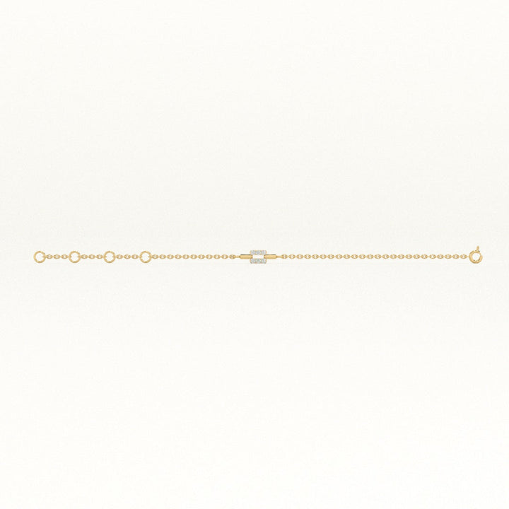 Axis Glow 9KT 0.03 Carat Lab-Grown Diamond Bracelet-4