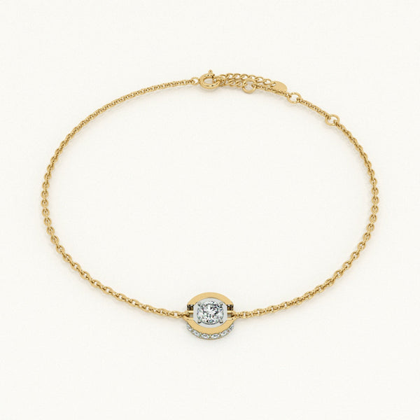 Spark Bar 9KT 0.2 Carat Lab-Grown Diamond Bracelet-1