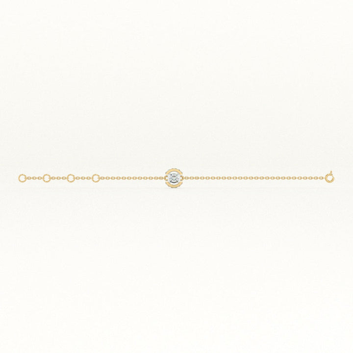 Spark Bar 9KT 0.2 Carat Lab-Grown Diamond Bracelet-4