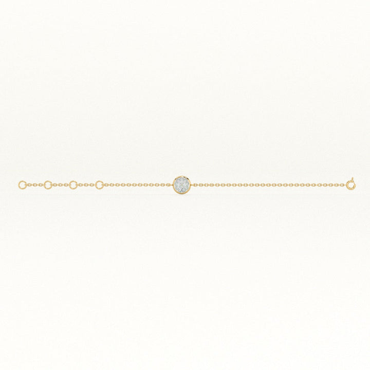 Solstice Spark 9KT 0.05 Carat Lab-Grown Diamond Bracelet-4
