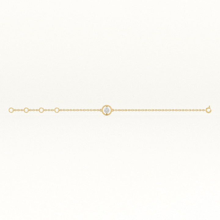 Orba Shine 9KT 0.02 Carat Lab-Grown Diamond Bracelet-4