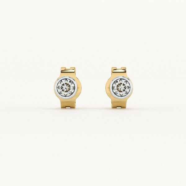 Refined Solitaire 9KT 0.13 Carat Lab-Grown Diamond Stud Earring