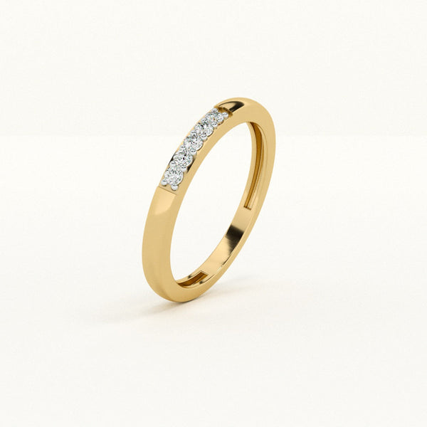 Linear Spark 0.07 Carat 9KT Lab-Grown Diamond Ring