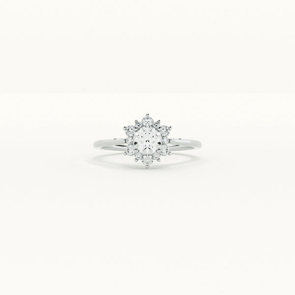 Blooming 925 Silver Romance Ring