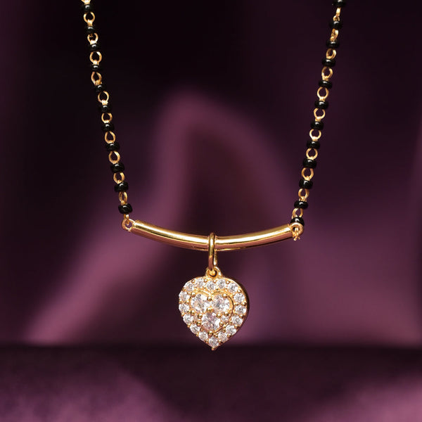 Shop Eternal Love Sparkle mangalsutra | 18K Gold Vermeil Palmonas-1