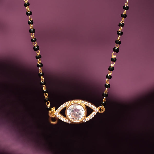 Shop Evil Eye Mangalsutra | 18K Gold Vermeil Palmonas-1