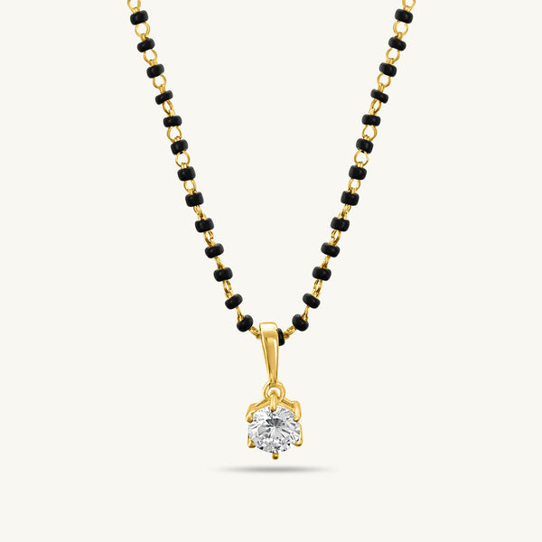 Serenity Mangalsutra | BIS Hallmarked | 18k Gold Vermeil