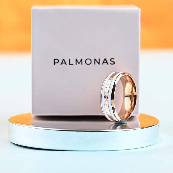 Shop Melvin Band Men's Ring- Tungsten Palmonas-6