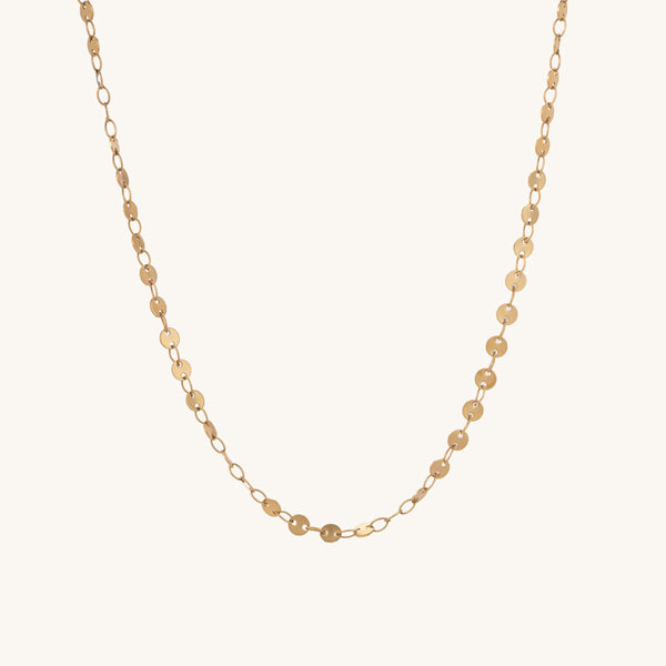 Shop Plates Chain Necklace- 18k Gold Plated Palmonas-2