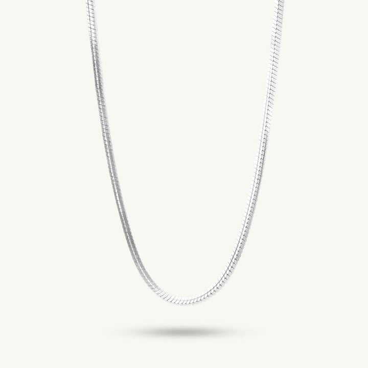 Thick Snake Bone 925 Sterling Silver Chain