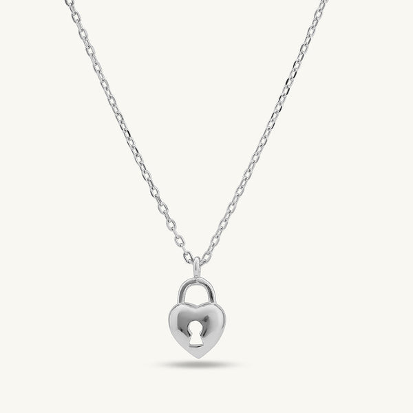 Love Lock Necklace- 925 Silver