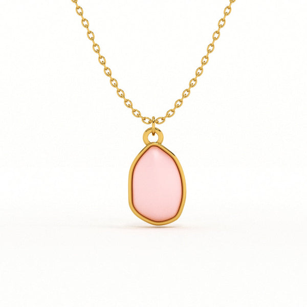 Pink Quartz Necklace