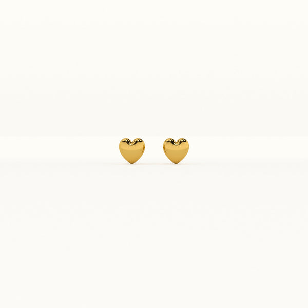 Mini Heart 925 Silver Studs