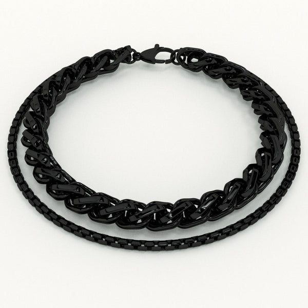 Textured Black Bracelet