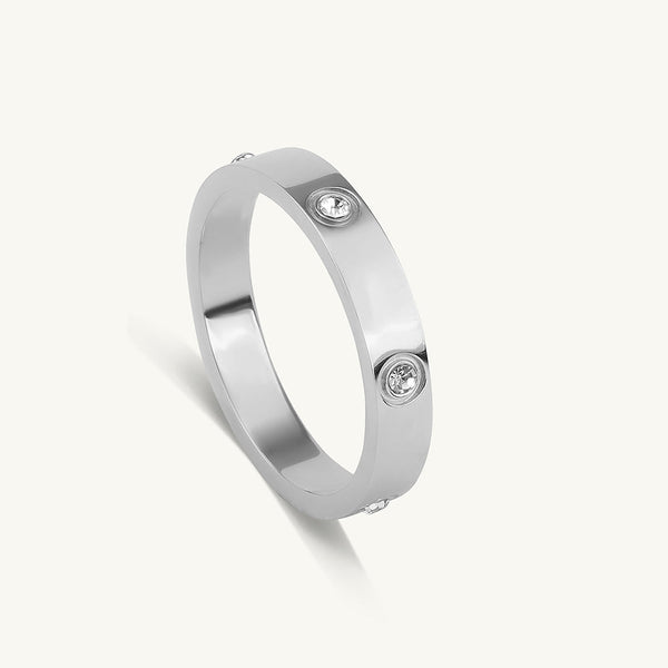 Men's Silver Band Ring