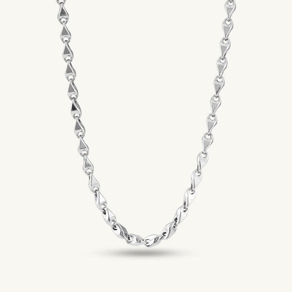 Shield Link 925 Silver Chain