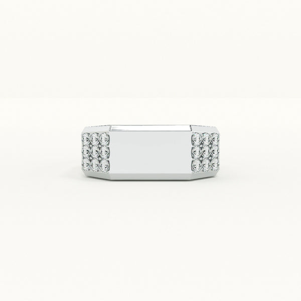 Edge of Eternity Men's Ring - 925 Silver