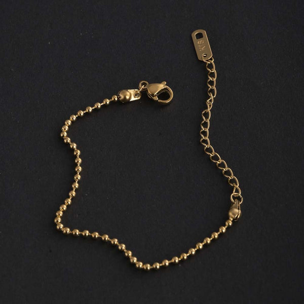 Golden Beaded Bracelet