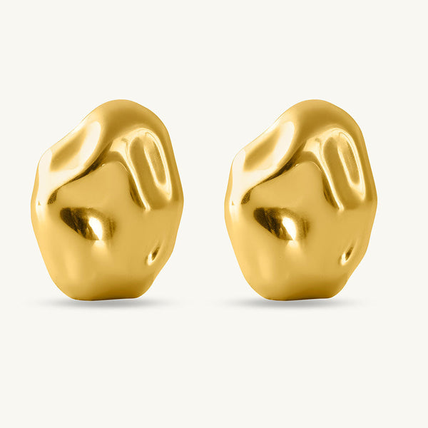 Golden Rock Earrings