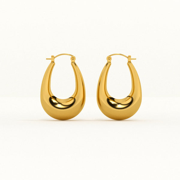 U-shaped Chunky Earrings